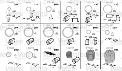Juego de reparación para anillos tóricos
