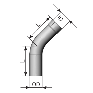 Tubo de escape, universal DINEX 92064