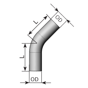 Tubo de escape, universal DINEX 92109
