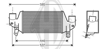 Radiador de aire de admisión Ford FIESTA IV · Ford FIESTA Box Body/MPV · Ford FOCUS I