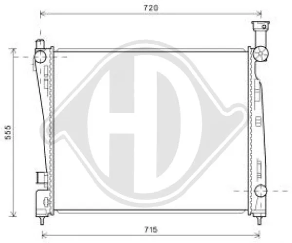 Radiador, refrigeración del motor Jeep GRAND CHEROKEE IV