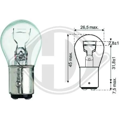 Lámpara, luces intermitentes/posición DIEDERICHS LID10056