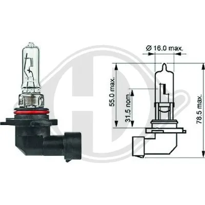 Lámpara, faro de curva dinámico DIEDERICHS LID10081