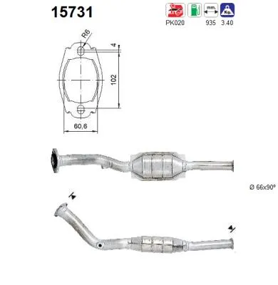 Catalizador Peugeot 306 Hatchback · Peugeot 306 Convertible · Peugeot 306