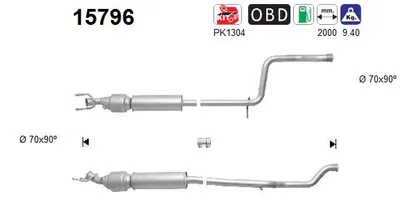 Catalizador Citroën C4 PICASSO I MPV · Citroën C4 GRAND PICASSO I