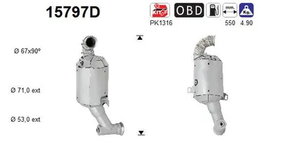 Catalizador Citroën C4 GRAND PICASSO II · Citroën C4 PICASSO II · Peugeot 308 II