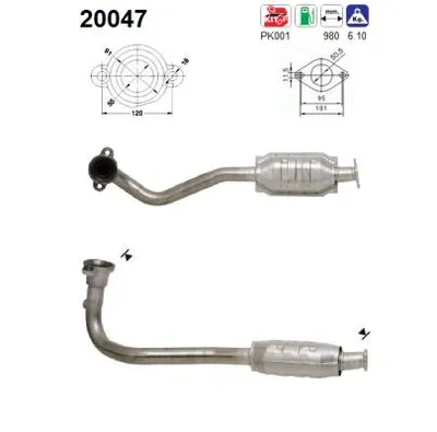 Catalizador Ford ESCORT VI · Ford ESCORT VI Saloon · Ford ESCORT VI Turnier