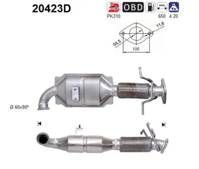 Catalizador Ford FOCUS C-MAX · Ford FOCUS II · Ford FOCUS II Turnier
