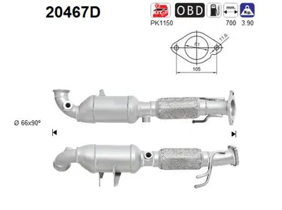 Catalizador Ford GRAND C-MAX · Ford C-MAX II · Ford FOCUS III Saloon