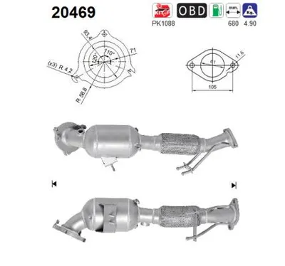 Catalizador Volvo V60 I · Volvo XC60 I SUV · Volvo S80 II