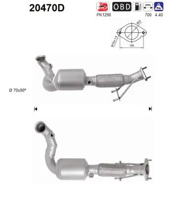 Catalizador Ford S-MAX · Ford MONDEO IV · Ford MONDEO IV Turnier