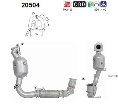 Catalizador Ford FIESTA VII · Ford FIESTA VII Van