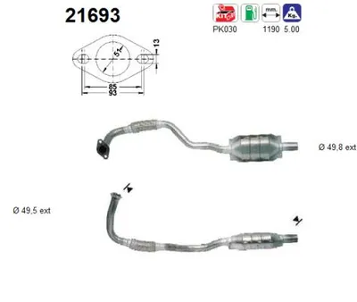 Catalizador Opel ASTRA G Hatchback · Opel ASTRA G Estate · Opel ASTRA G Saloon