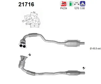 Catalizador Opel ASTRA G Hatchback · Opel ASTRA G Estate · Opel ASTRA G Saloon