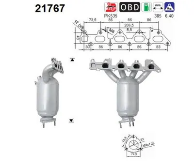 Catalizador Vauxhall ASTRA Mk IV Coupe · Opel CORSA C · Vauxhall CORSA Mk II