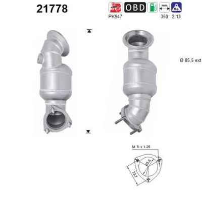Catalizador Opel ASTRA H · Opel ASTRA H Estate · Vauxhall ASTRA Mk V