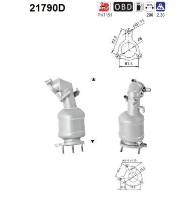 Catalizador Opel ASTRA J Sports Tourer · Vauxhall ASTRA Mk VI Estate · Vauxhall MERIVA Mk II