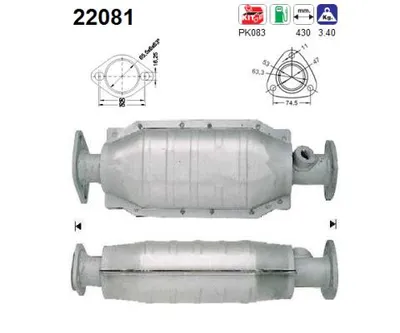 Catalizador Honda CIVIC VI Hatchback · Honda CIVIC VI Saloon