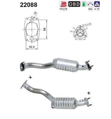 Catalizador Honda JAZZ II
