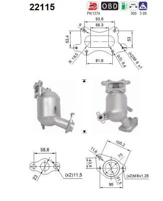 Catalizador Honda JAZZ IV