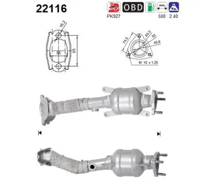 Catalizador Honda HR-V · Honda JAZZ IV