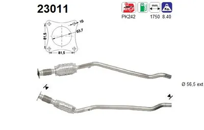 Catalizador Chrysler VOYAGER / GRAND VOYAGER III