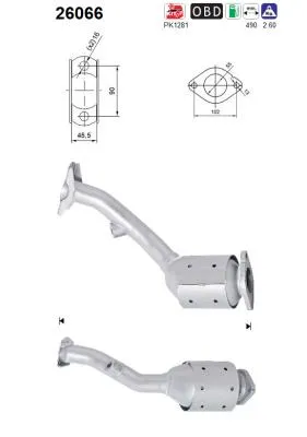 Catalizador Mitsubishi ASX