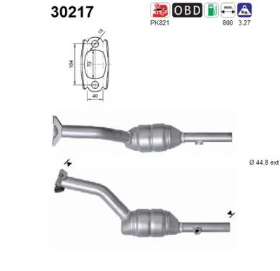 Catalizador Renault MODUS / GRAND MODUS · Renault CLIO III · Renault CLIO III Grandtour