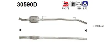 Catalizador Renault CLIO II · Renault CLIO II Hatchback Van