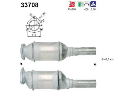 Catalizador Seat IBIZA II · Seat CORDOBA · Vw POLO III CLASSIC