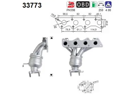 Catalizador Seat CORDOBA · Seat IBIZA II · Vw POLO III CLASSIC