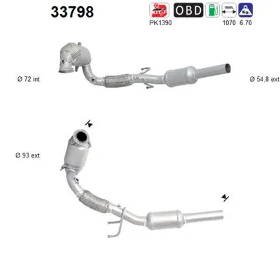 Catalizador Audi A1 · Audi A1 Sportback · Vw POLO V