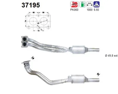 Catalizador Audi A3 · Skoda OCTAVIA I · Vw GOLF IV