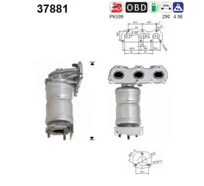 Catalizador Vw POLO IV · Seat IBIZA III