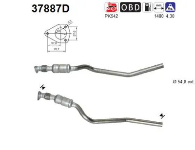 Catalizador Audi A4 B5 · Audi A4 B5 Avant · Vw PASSAT B5