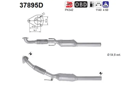 Catalizador Audi A3 · Vw GOLF IV · Vw GOLF IV Variant