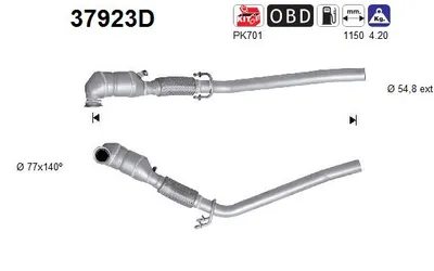 Catalizador Vw TOURAN · Audi A3 · Vw GOLF V