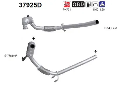 Catalizador Vw CADDY III Box Body/MPV · Vw CADDY III MPV · Seat ALTEA