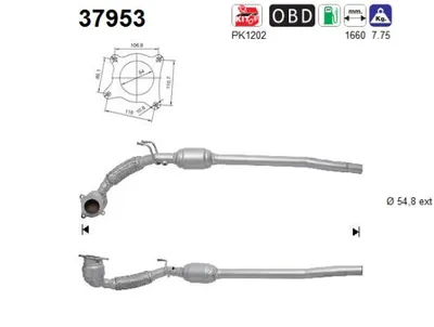 Catalizador Vw PASSAT CC B6 · Vw PASSAT B6 Variant · Vw PASSAT B6