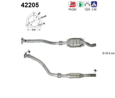 Catalizador Audi A6 C4 · Audi A6 C4 Avant · Vw PASSAT B5