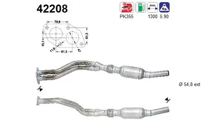Catalizador Audi A4 B5 · Audi A4 B5 Avant · Vw PASSAT B5