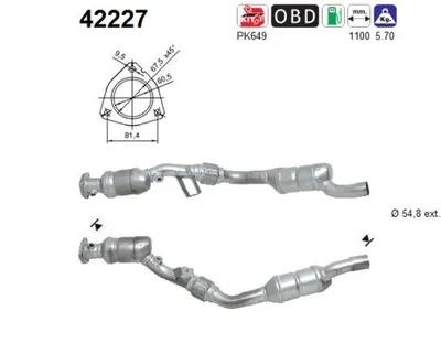 Catalizador Audi A4 B6 · Audi A4 B6 Avant · Audi A4 B6 Convertible