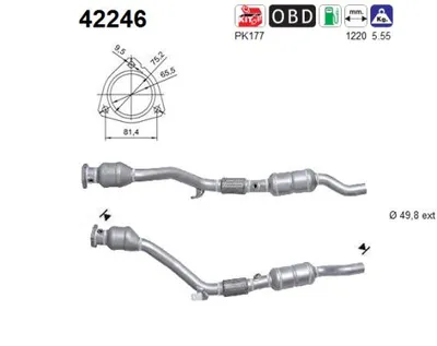 Catalizador Audi A6 C5 · Audi A6 C5 Avant · Vw PASSAT B5.5