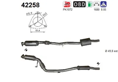 Catalizador Audi A6 C6 · Audi A6 C6 Avant