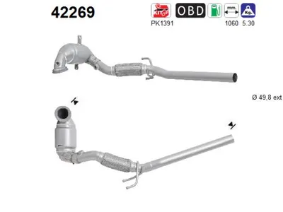 Catalizador Vw POLO V · Audi A1 · Audi A1 Sportback