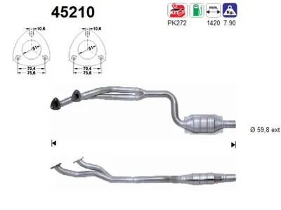 Catalizador Bmw 5 · Bmw 5 Touring