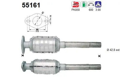 Catalizador Fiat PUNTO · Fiat PUNTO Convertible · Lancia Y