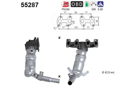 Catalizador Fiat PANDA · Fiat SEICENTO / 600 · Fiat PANDA Hatchback Van