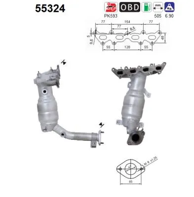 Catalizador Fiat 500 · Fiat 500 C