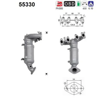 Catalizador Alfa Romeo MITO · Fiat PUNTO Hatchback Van · Fiat PANDA